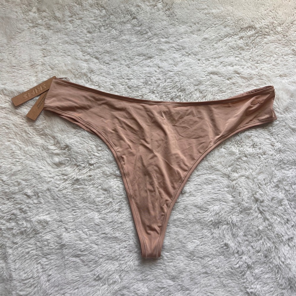Skims Fits Everybody T-String Thong Clay PN-THG-2867 Women's Size 2X NEW